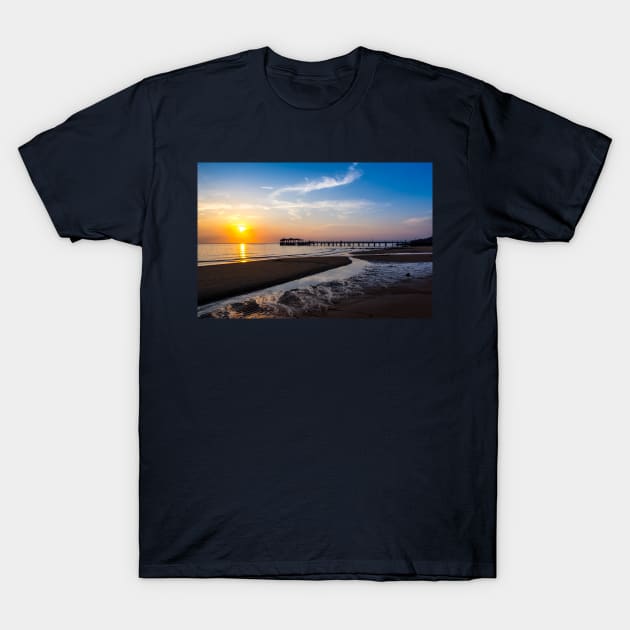 Malaysia Island sunrise T-Shirt by cloudart2868